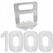 Inne mocowania - 1000 Klipsów System Do Poziomowania Płytek 1.0 mm - miniaturka - grafika 1