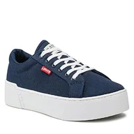 Trampki damskie - Levi's Tijuana 2.0, trampki damskie, granatowy, 37 EU - miniaturka - grafika 1