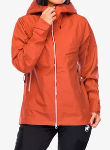 Kurtka w góry damska Mammut Crater IV HS Hooded Jacket - brick - Kurtki narciarskie - miniaturka - grafika 1