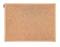 Tablice i flipcharty - MEMOBE Tablica korkowa 60x50 drewno MEMOBE - miniaturka - grafika 1