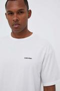 Piżamy męskie - Calvin Klein Underwear t-shirt piżamowy kolor biały gładka - miniaturka - grafika 1