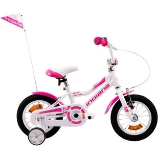 Rower INDIANA Roxy Kid 12 cali dla dziewczynki Biały - Rowery - miniaturka - grafika 1