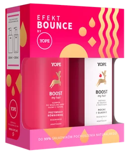 Yope XMASS - Zestaw Boost (Szampon + Odżywka) 1szt - Zestawy kosmetyków damskich - miniaturka - grafika 1