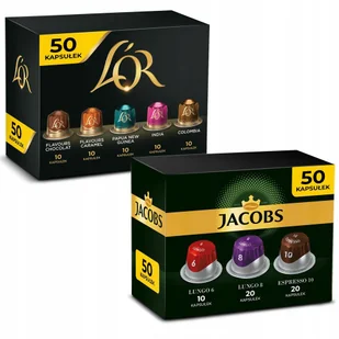 Kapsułki do Nespresso L'OR i Jacobs do Nespresso 100 szt. - Kawa w kapsułkach i saszetkach - miniaturka - grafika 1