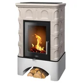 Piece wolnostojące - ABX Piec kaflowy Britania Exclusive cokół biały - Ahorn - miniaturka - grafika 1
