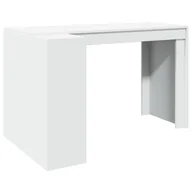 Biurka - vidaXL Biurko, białe, 123,5x73,5x75 cm, materiał drewnopochodny - miniaturka - grafika 1
