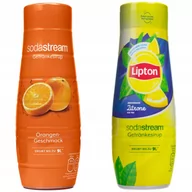 Syropy i koncentraty owocowe - Syropy Sodastream Pomarańcza Lipton Cytryna 440 Ml - miniaturka - grafika 1
