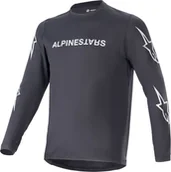 Koszulki męskie - Alpinestars Koszulka długi rękaw ALPINESTARS A-DURA SWITCH LS JERSEY, Black Rozmiar: XL - miniaturka - grafika 1