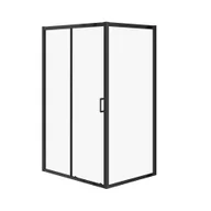 Kabiny prysznicowe - Cersanit Kabina prysznicowa  Arteco 120x90x190 prostokątna uniwersalna czarny transparentne S913-018 - miniaturka - grafika 1