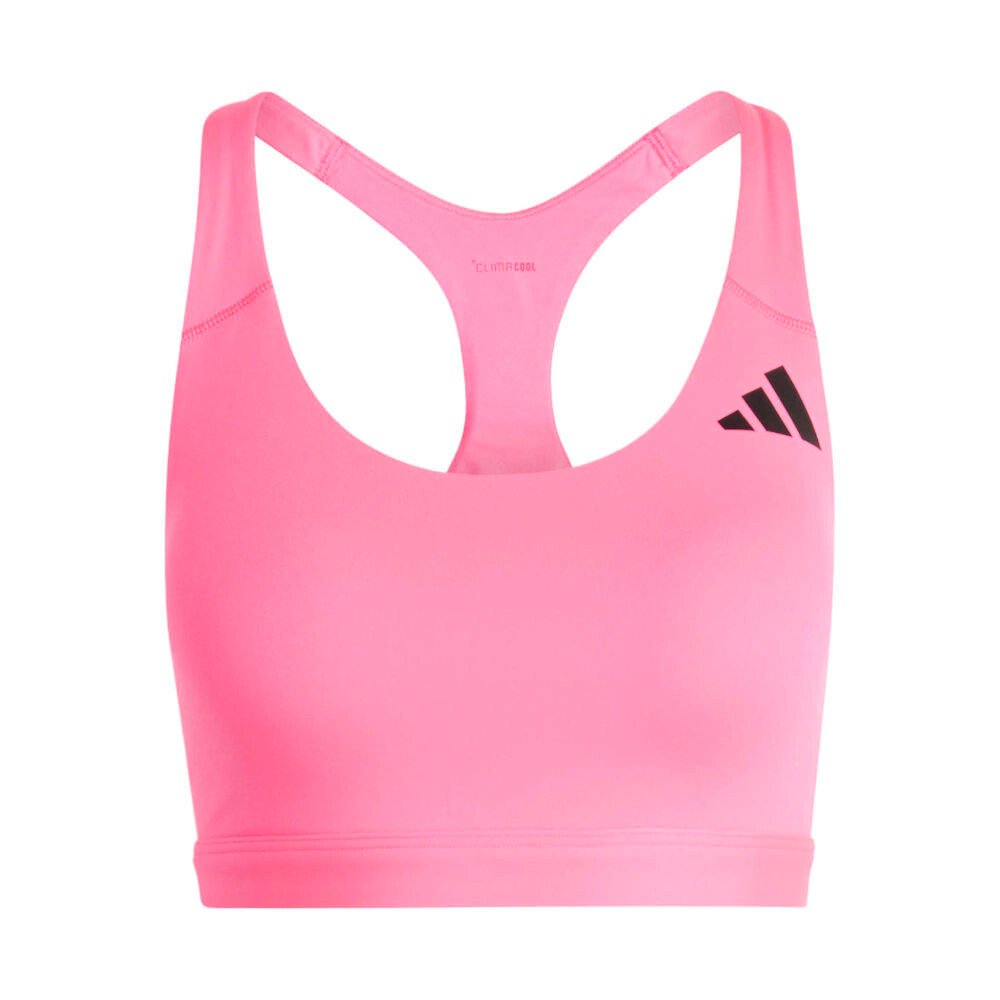 Biustonosz damski adidas Optime Essentials Workout Medium Support Bra Luc Pink L