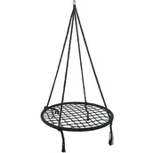 Hamaki - ROYOKAMP Hamak ażurowy 80cm czarny - miniaturka - grafika 1