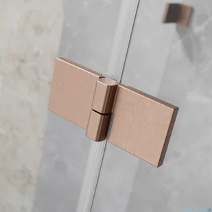 Radaway Essenza Pro Brushed Copper Pnd II parawan nawannowy 130cm lewy szczotkowana miedź 10102130-93-01L - Akcesoria do armatury i ceramiki - miniaturka - grafika 5
