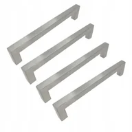 Meble modułowe i akcesoria - 4 x Uchwyt meblowy klasyczny 160 mm srebrny Metalowy uchwyt do szuflady - miniaturka - grafika 1