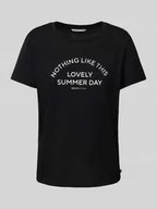 Koszulki i topy damskie - T-shirt o kroju regular fit z czystej bawełny - miniaturka - grafika 1