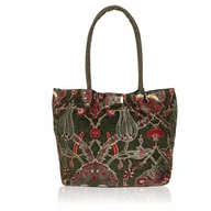 Torebki damskie - Torebka Damska Na Zakupy Shopper Duża Na Ramię Turecka Tkana Orientalna - miniaturka - grafika 1