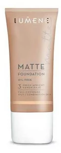 Lumene Podkład Matujący MATTE 3 Fresh Apricot 30ml LU-7842 - Podkłady do twarzy - miniaturka - grafika 1