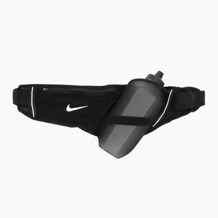 Pas do biegania Nike Flex Stride Bottle Belt 650 ml black/silver - Pozostały sprzęt i akcesoria do ćwiczeń - miniaturka - grafika 1