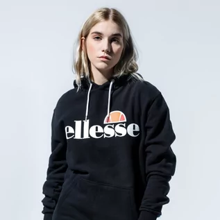 Bluzy damskie - Ellesse BLUZA Z KAPTUREM TORICES SGS03244BLACK - grafika 1