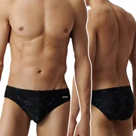 Kąpielówki męskie - KĄPIELÓWKI MĘSKIE slipy szybkoschnące na basen dopasowane Atlantic *M - miniaturka - grafika 1