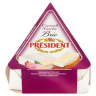 Sery - President - Ser Brie z czosnkiem - miniaturka - grafika 1