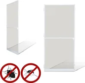 Moskitiery - drzwi moskitiery karpal - 120x240CM moskitiera przeciw owadom wodoodporna aluminiowa rama moskitiera z włókna szklanego do okien balkonowych w salonie - miniaturka - grafika 1