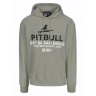 Odzież taktyczna i umundurowanie - Pitbull bluza z kapturem PITBULL Tricot Terry 280 Surfing Dog '25 - Dusty Salvia 3XL - miniaturka - grafika 1