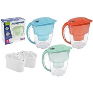 Dzbanki filtrujące - Dzbanek filtrujący Jasper II 2,8 l miętowy + 2 wkłady Aquaphor - miniaturka - grafika 1