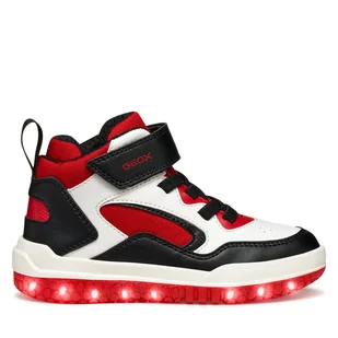 Sneakersy Geox J Buzzerlight J56MCC 054FU C0050 S Biały - Buty dla chłopców - miniaturka - grafika 1
