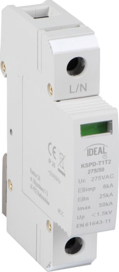 Kanlux Ogranicznik przepięć 1P KSPD-T1T2 275/50 Kanlux