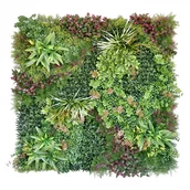 Panele ścienne i boazeria - Mirpol Natura plastikowa zielona ściana 100x100 cm - miniaturka - grafika 1