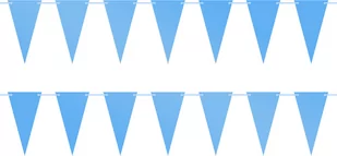 Baner girlanda flagietki błękitne - 250 cm - Sylwester - miniaturka - grafika 1