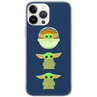 Etui i futerały do telefonów - Etui Star Wars dedykowane do Iphone 13 MINI, wzór: Baby Yoda 007 Etui całkowicie zadrukowane, oryginalne i oficjalnie licencjonowane - miniaturka - grafika 1