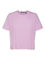 Koszulki i topy damskie - VERO MODA Women's VMLUNA SS TOP NOOS T-Shirt, cukierki, L, cukierek, L - miniaturka - grafika 1