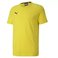 Koszulki męskie - PUMA PUMA T-shirt męski Teamgoal 23 Casuals Tee żółty żółty (Cyber Yellow) XXL 656578 - miniaturka - grafika 1