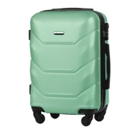 Walizki - Walizka Kabinowa Twarda z ABS-u Miętowa - miniaturka - grafika 1