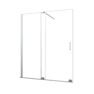 Ścianki i drzwi prysznicowe - Ścianka prysznicowa Walk-in przesuwna (do montażu wolnostojącego), odwracalna, szkło 8 mm, wysokość 200 cm, regulacja Cm.170 regulowany 166-170 cm - miniaturka - grafika 1