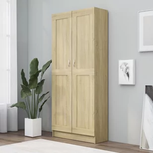 VidaXL Szafka na książki, dąb sonoma, 82,5x30,5x185,5 cm, płyta 802735 VidaXL - Regały - miniaturka - grafika 1