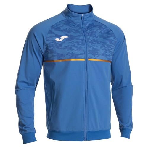 Joma Męska kurtka sportowa z długim rękawem, XS-3XL, oddychająca, z bocznymi kieszeniami, idealna do biegania i treningu, Record III
