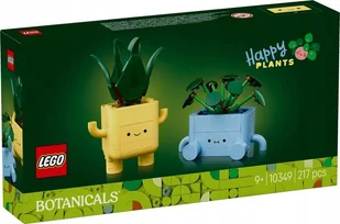 LEGO BOTANICALS - Wesołe Roślinki w doniczkach dracena pilea ZESTAW LEGO PREZENT DLA CHŁOPCA DZIEWCZYNKI DZIECI - Klocki - miniaturka - grafika 1