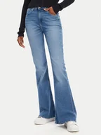 Spodnie damskie - Lee Jeansy Breese L32YROEU Niebieski Flare Fit - miniaturka - grafika 1