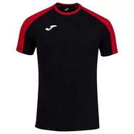 Koszulki męskie - Joma Męski T-shirt z krótkim rękawem, Eco Championship, czarny/czerwony, XXL - miniaturka - grafika 1