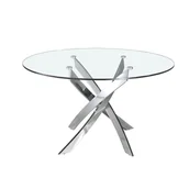 Ławy i stoliki kawowe - Okrągły szklany stół do jadalni  1061 ANGEL CERDA - miniaturka - grafika 1