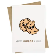 Kartki okolicznościowe i zaproszenia - Kartka dla Chłopaka Najlepsze Ciacho dla Niego Urodzinowa / Papierove Love - miniaturka - grafika 1