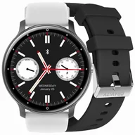 Smartwatch - Gravity GT1-4 PRO BK/BK/WH Biały - miniaturka - grafika 1