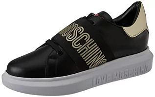 Sneakersy damskie - Love Moschino Damskie sneakersy Sneakerd.gomma40 Vitello + Specchio, wielokolorowe, 37 EU - grafika 1