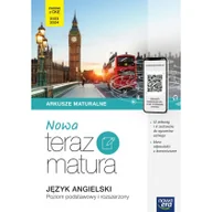 Książki do nauki języka angielskiego - Nowa Teraz matura. Język angielski. Arkusze. Zakres podstawowy i rozszerzony - miniaturka - grafika 1