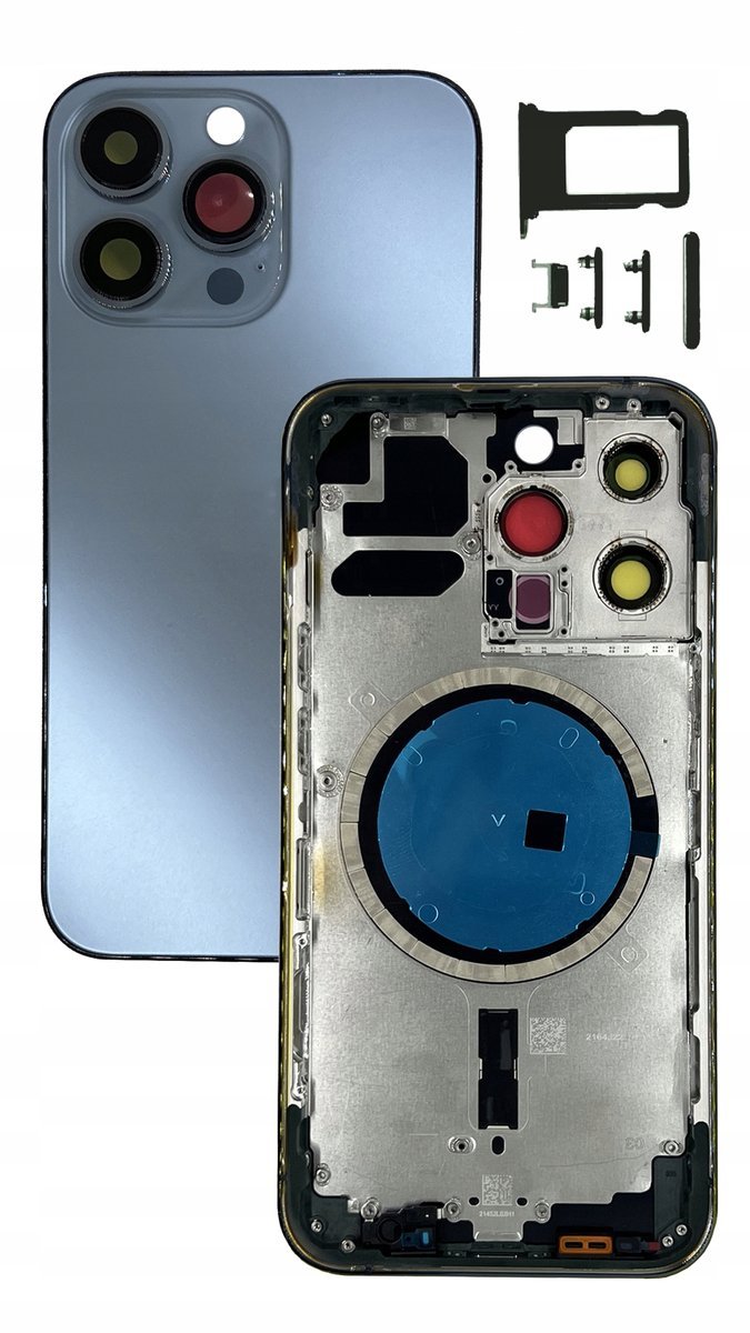 Obudowa kompletna NIEBIESKA do Apple iPhone 13 Pro korpus ramka zamiennik