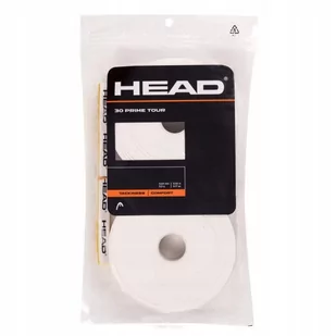 Owijki tenisowe wierzchnie Head Prime Tour x30 białe - Tenis ziemny - miniaturka - grafika 1