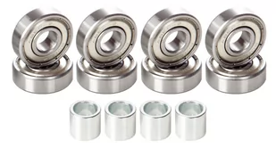 Łożyska Raven ABEC9 Chrome 608ZZ Komplet 16 sztuk - Akcesoria do skatingu - miniaturka - grafika 1