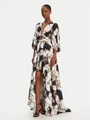 Sukienki - Babylon Sukienka koktajlowa S00882 Kolorowy Regular Fit - miniaturka - grafika 1